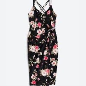 Nine Britton- Valencia Knit Midi Dress- (Black) Size:Large